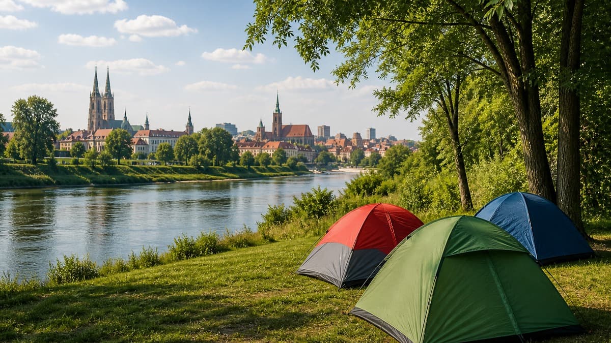 Pole namiotowe Wrocław – kempingi i miejsca kempingowe przy mieście